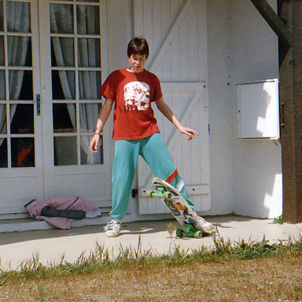 skateboard - no comply - ile de normoutier (FR) - photo : jacqueline H